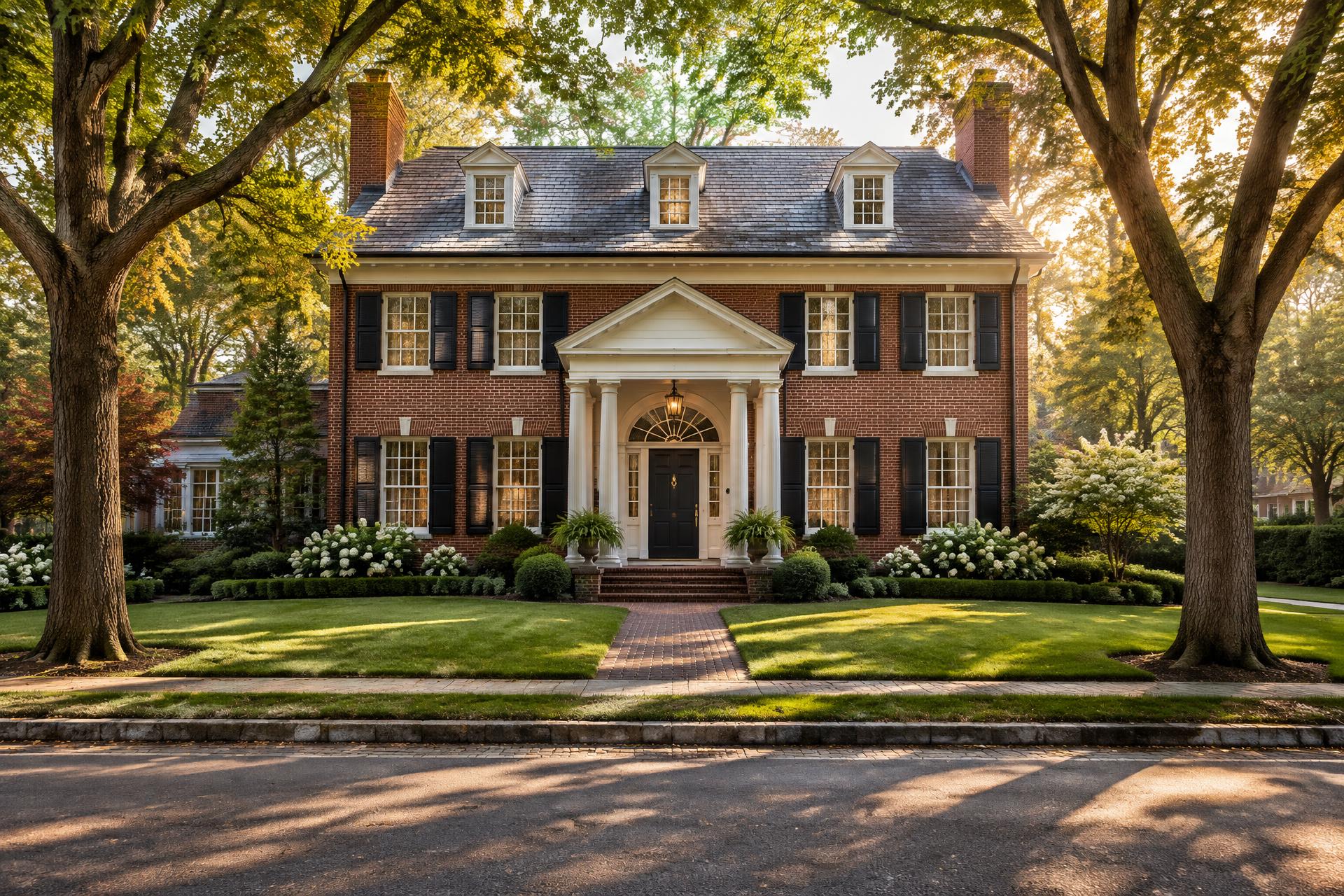 Historic colonial luxury home in Haddonfield, New Jersey